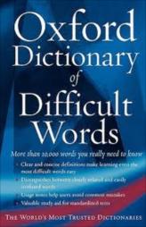 Oxford Dictionary Of Difficult Words