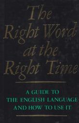 The Right Word At The Right Time