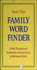 Family Word Finder